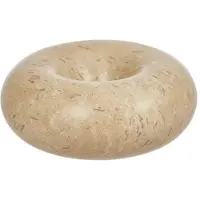 OYOY Savi marmer kandelaar small 4 cm Beige