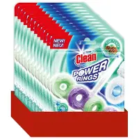 At Home 12x Toiletblok Power Rings Pine 40 Gr