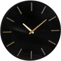 Mica Decorations - Brixen Wandklok - Ø36 cm - Zwart
