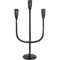 House of Seasons Stretto Kandelaar - L21 x B10 x H41 cm - Zwart