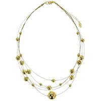 Behave - Ketting - Goudkleur - Met Parels - 46 cm