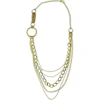Behave - Ketting - Goudkleurig - meerrijige Layerketting