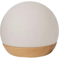 Spring Copenhagen Spring Snowball Draagbare Tafellamp Ø11 Cm Wit - Draagbare lampen Mondgeblazen Glas White - SC5005