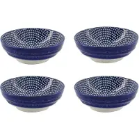 Tokyo Design Studio Nippon Sauskom 9,5 Cm Dots - Serveerkommen Porselein Blue - 15600 1-PACK