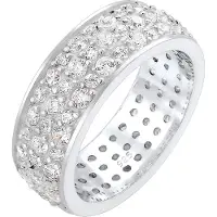 Elli PREMIUM Ring 'Bandring' zilver