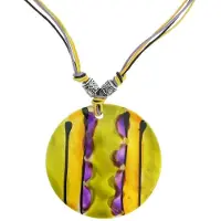 Behave - Ketting met schelpen hanger, nikkelvrij - Trendy modeaccessoire - 50 cm + 5 cm verlengketting