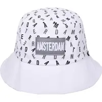 Robin Ruth - Bucket hat - Amsterdam letters - Wit