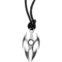 Behave - Ketting (verstelbaar) met keltische hanger - Zilverkleur - Alternatieve look