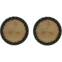 Behave - Oorstekers dames - Camelbruin detail - Minimal chic stijl