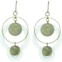 Behave - Oorhangers retro stijl cirkelvorm - Vintage accent - Party look
