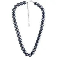 Behave - Ketting met hematiet kralen - Klassieke choker stijl