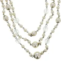 Behave - Zilverkleur parelketting - Klassieke look voor dagelijks gebruik