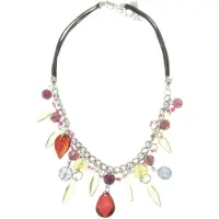 Behave - Ketting met facet geslepen kralen en hangertjes - Trendy sieraden - Nikkelvrij - 40 cm + 5 cm verlengketting