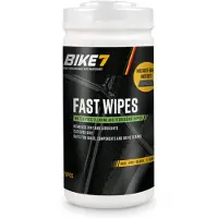 Bike7 - Fast Wipes Pot met 70 Doekjes inclusief Microvezel Poetsdoek