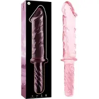 Nebula SERIES BY IBIZA - MODEL 24 DILDO BOROSILICATE GLASS 28.5 X 5 CM PINK | SEX TOYS | DILDO | GLAZEN DILDO