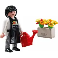 Lechuza PLAYMOBIL Bijzonder figuur - Tuinman JARDI - hoogte 7,5 cm - set van 18 onderdelen