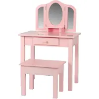 Vdd Opmaaktafel voor kinderen met spiegels - 40x60x90cm - Roze