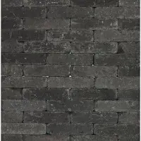 Intergard Waalformaat sierbestrating antraciet strak, 20x5x6cm, per m2