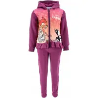 Disney Set / Huispak / Joggingpak - Bambi en Stampertje - Paars - Maat 110 (tot 5 jaar)