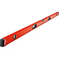 Sola Alu waterpas BIG REDH3/200 m/stelvoetjes 200cm 3 libellen 0,50mm/m 2 handgrepen - 01249701