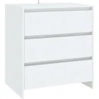vidaXL Dressoir 70x41x75 cm bewerkt hout wit