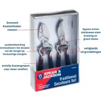 Spear & Jackson Snoeischaar 2delig - takkenschaar - Snoeischaren - bloemenschaar - heggenschaar -