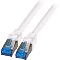 EFB Elektronik K5525FWS.0,5 RJ45 Patchkabel S/FTP,Cat.6A,Cat7 TPE superflex,0,5 m,w