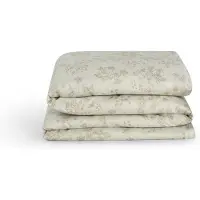Yumeko Kinderdekbedovertrek Katoensatijn 100x135 Beige - Eco, Bio & Fairtrade