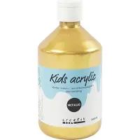 Packlinq Acrylverf Metallic, metallic, goud, 500 ml/ 1 fles