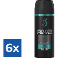 Axe Deodorant Bodyspray Apollo 150 ml - Voordeelverpakking 6 stuks