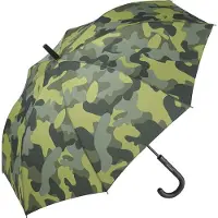 FARE Camouflage 1118 windproof stokparaplu groen windbestendig windvast donkergroen stormparaplu stormbestendig stormvast extra sterk met licht flexibel frame
