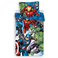 Jerry Fabrics Marvel Avengers beddengoed - 140x200 cm, inclusief kussensloop en dekbedovertrek