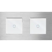 Perfect Switches TOUCH SCHAKELAAR | ALUMINIUM | ZILVER | COMBINATIE | ENKELVOUDIG & DIMMERSCHAKELAAR
