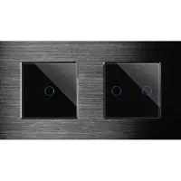 Perfect Switches TOUCH SCHAKELAAR | ALUMINIUM | ZWART | COMBINATIE | ENKELVOUDIG & TWEEVOUDIGE SCHAKELAAR