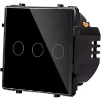 Perfect Switches MODULE | TOUCH | ZWART | AAN/UIT | DRIEVOUDIGE SCHAKELAAR
