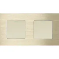 Perfect Switches MECHANISCHE SCHAKELAAR | ALUMINIUM | GOUD | WISSELSCHAKELAAR | TWEEVOUDIG