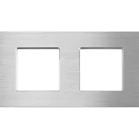 Perfect Switches AFDEKRAAM | ALUMINIUM | ZILVER | 2 VAKKEN