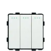 Perfect Switches MODULE | MECHANISCH | WIT | AAN/UIT | DRIEVOUDIGE WISSELSCHAKELAAR
