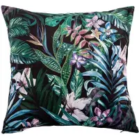 Tiseco - Kussen (gevuld) Bloemen print - SET/2 Fluweel - 45x45 cm