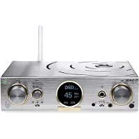 IFi Audio Pro iDSD-handtekening (Versterkingsschakelaar, USB DAC, Bass Boost), Hoofdtelefoonversterkers, Zilver