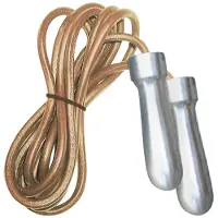 Toorx Fitness - Springtouw Leer Pro - voor Bodybuilding en MMA - Jump Rope - voor Volwassenen en Kinderen - Chromen grepen