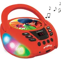 Lexibook Miraculous Bluetooth CD player met verlichting