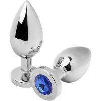 Metal hard | Metalhard Anal Plug Diamond Blue Small 5.71cm