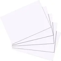 Herlitz indexkaart - A5 - blanco - wit - 100 st.