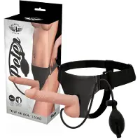 Harness attraction | Peter Inflatable 18 X 3.5cm | Best Seller | Dildo with Strap on Harness | Fetish | Sex Toys | BDSM | Bondage