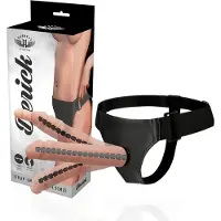 Harness attraction Derick - Dildo - Strap-on - 22.5 X 4.5 Cm - Zwart | Dildo with Strap On Harness | BDSM | Fetish
