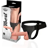Harness attraction | Albert Realistic Flesh 17.5 X 4.3cm | Realist Dildo with Strap On Harness | Best Seller | Sex Toys | Bondage | Fetish | Sex Toys for Woman