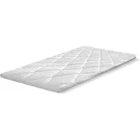 Eleganzzz Topper Met Border - HR40 koudschuim 6cm - 90x200cm - Topper Matras - Eenpersoons - Topdekmatras