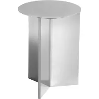 HAY Bijzettafel Slit Mirror High Gloss Round Ø35 X H47 cm