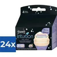 Wilkinson Sword Wilkinson Scheermesjes Wilkinson Intuition Mesjes Dry Skin - 3 mesjes - Voordeelverpakking 24 stuks